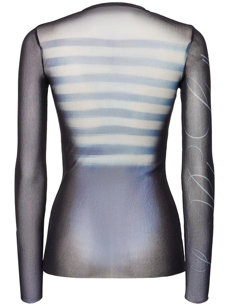 Jean Paul Gaultier Le Mâle Printed Mesh Top 3
