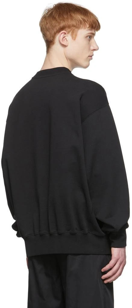 We11done Black Cotton Sweatshirt 3