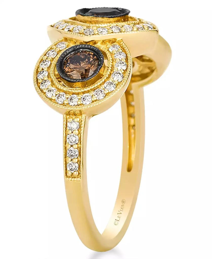 Le Vian Vanilla Diamond (0.33 ct. t.w.) and Chocolate Diamond Ring (0.53 ct. t.w.) in 14K Honey Gold 2