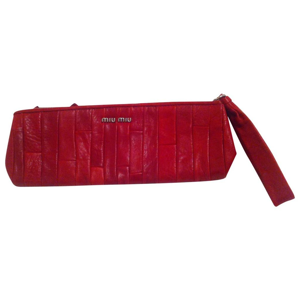Miu Miu Miu Miu Leather clutch bag 1