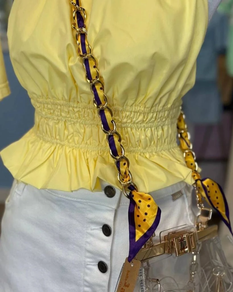 AmesLayne Ameslayne - Women's Lsu Chain Gameday Purse Strap