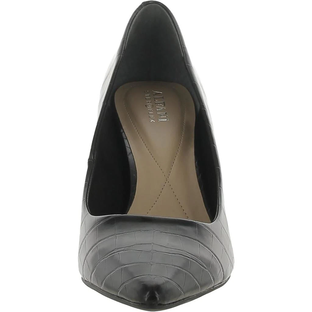 Alfani Jeules Womens Faux Leather Embossed Dress Pumps 2