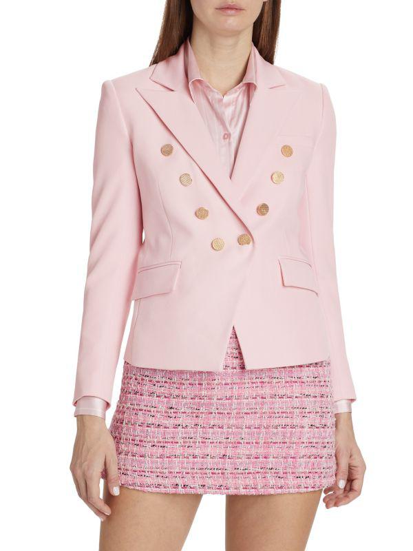 Generation Love Amelia Double-Breasted Stretch Crepe Blazer