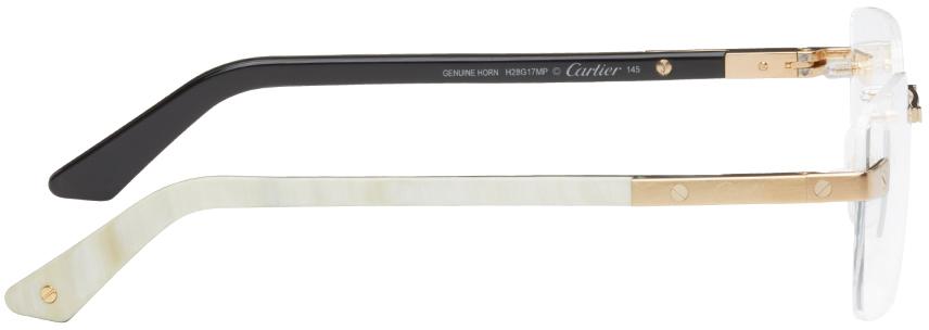 Cartier Gold Santos Glasses