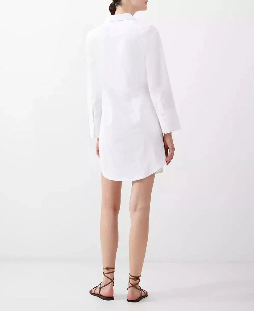 French Connection Women's Isabelle Poplin Asymmetric Dress 2