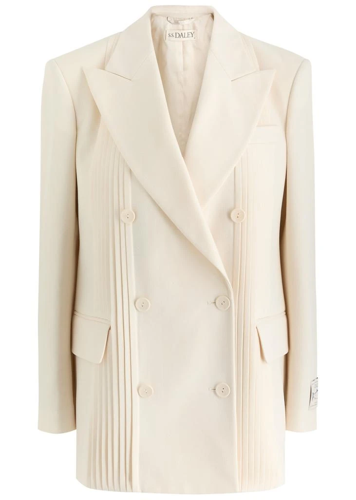 SS DALEY Martha pintuck wool blazer 1