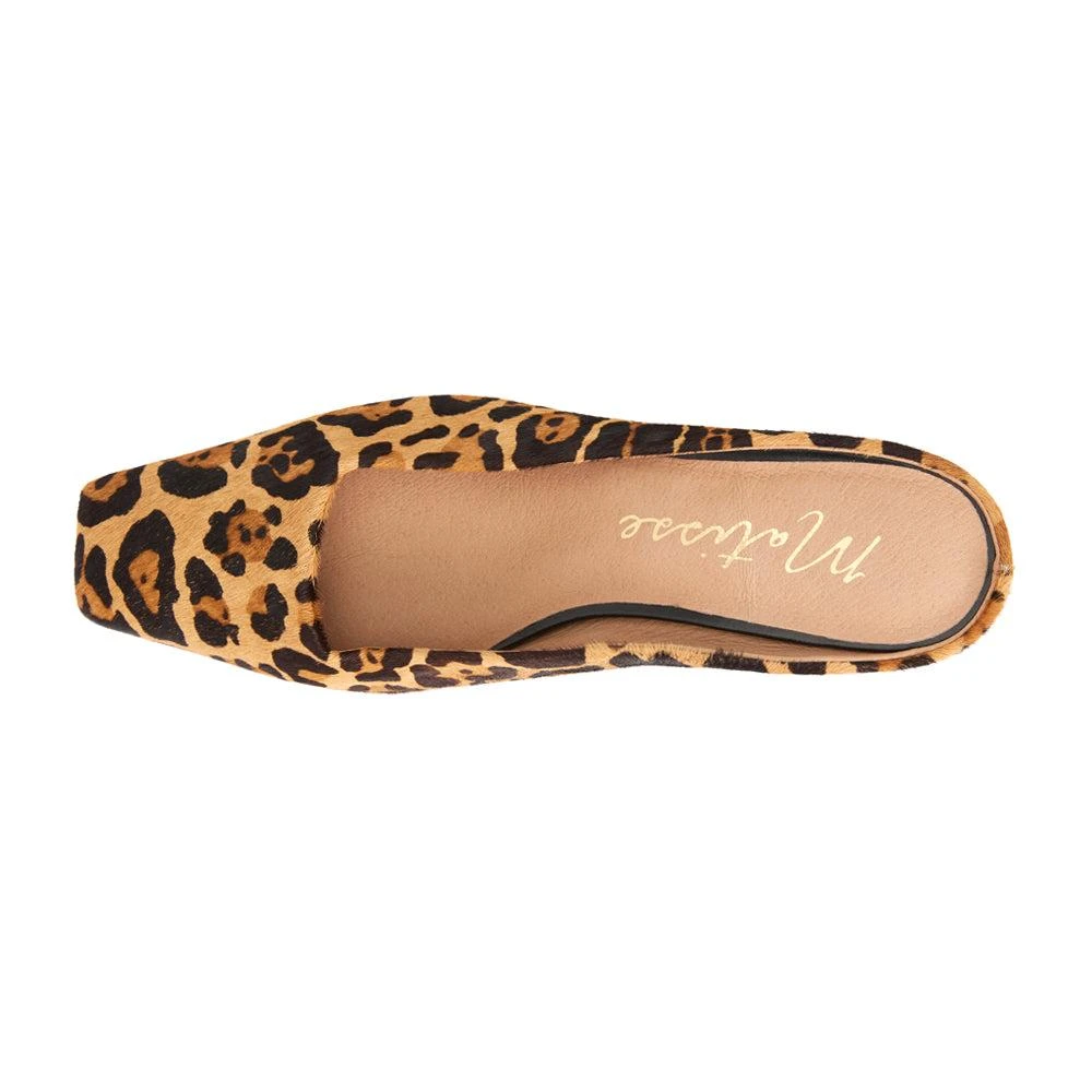 Matisse Classy Leopard Square Toe Kitten Heel Mules 4