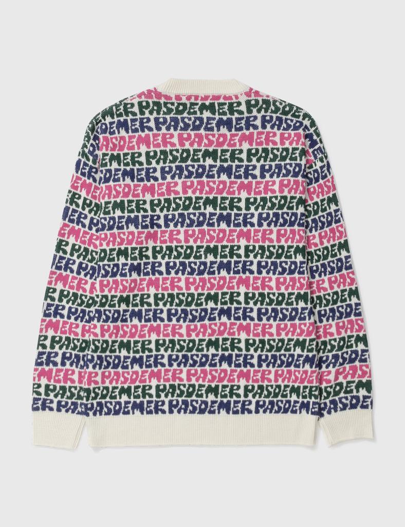 Pas de Mer Graffiti Knit Sweater
