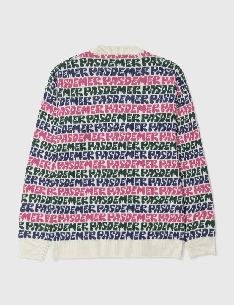 Pas de Mer Graffiti Knit Sweater 2
