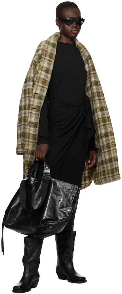 Isabel Marant Green & Brown Gabriel Coat 4