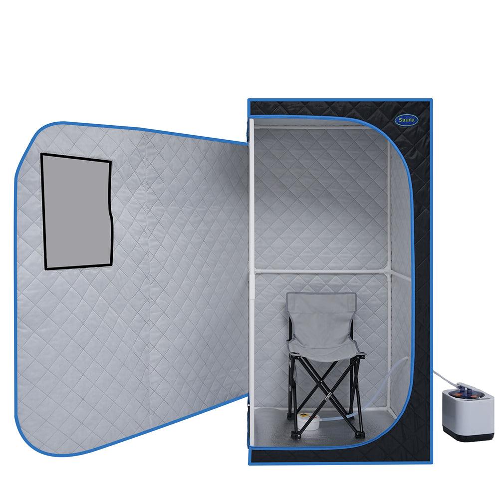 Hivvago Portable Full Size Steam Sauna Tent - Black