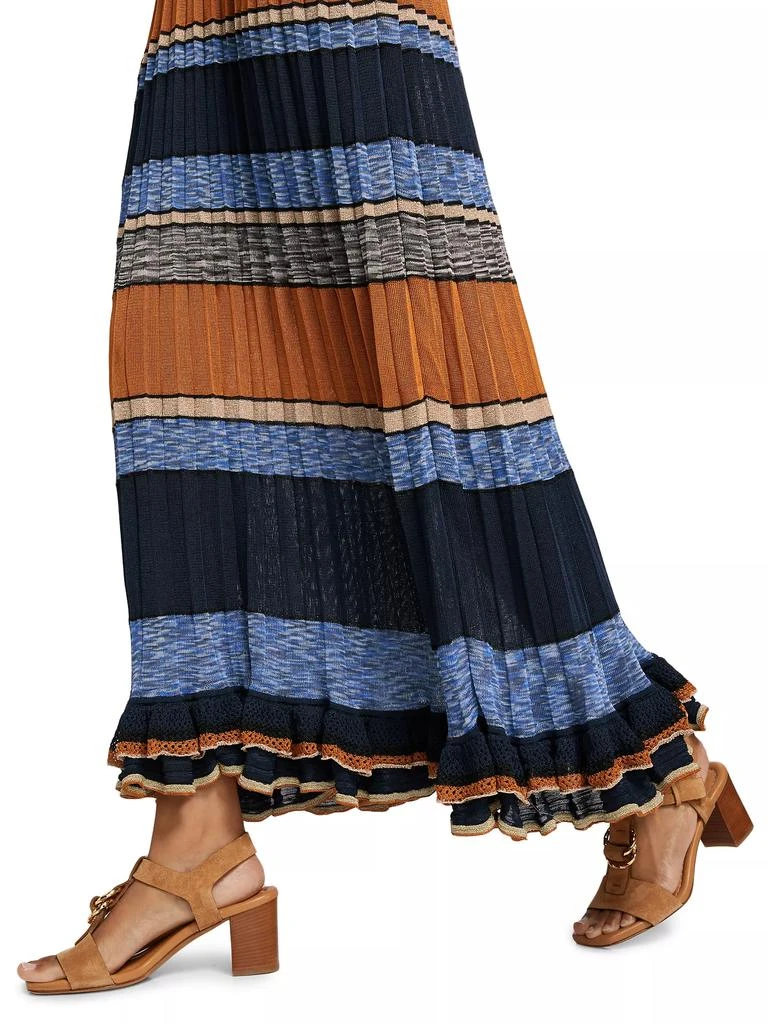 Ulla Johnson Evangeline Striped Knit Maxi-Dress 6