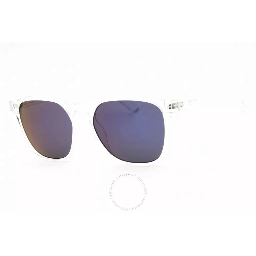 Kenneth Cole Blue Mirror Square Men's Sunglasses KC1414 26X 54 1
