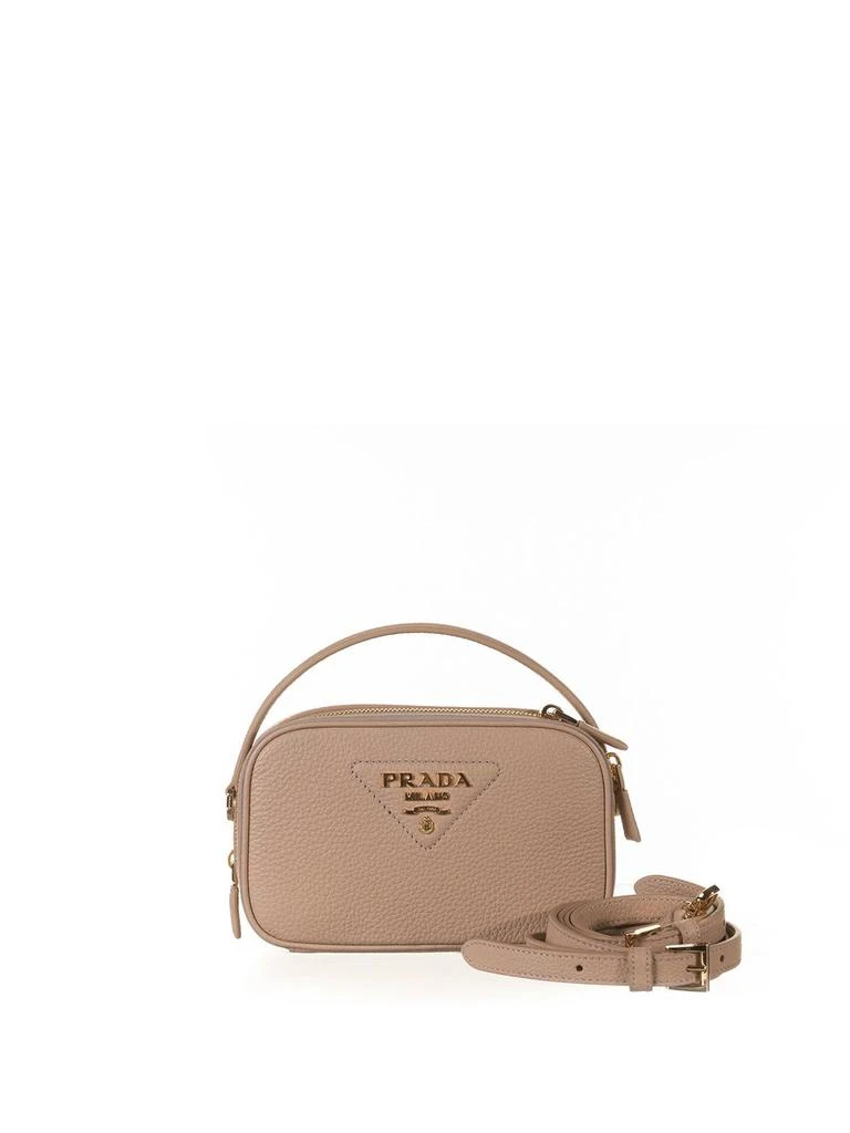 Prada Prada Leather Mini Bag With Shoulder Strap And Logo - Women 4