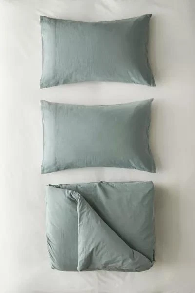 Urban Outfitters Cozy Crinkle Duvet Cover Set 5