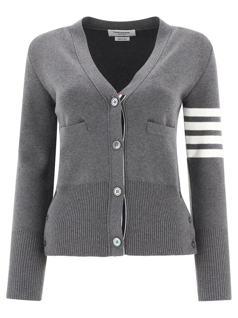 Thom Browne Thom Browne 4-Bar V-Neck Knit Cardigan 1