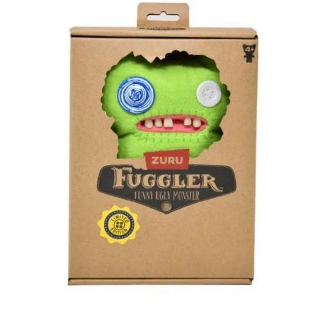 Fuggler Zuru  Limited Edition Green Funny Ugly Monster Plush Toy 9 Inch