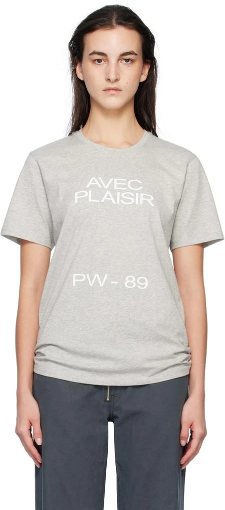 Paloma Wool Gray Agust T-shirt 1