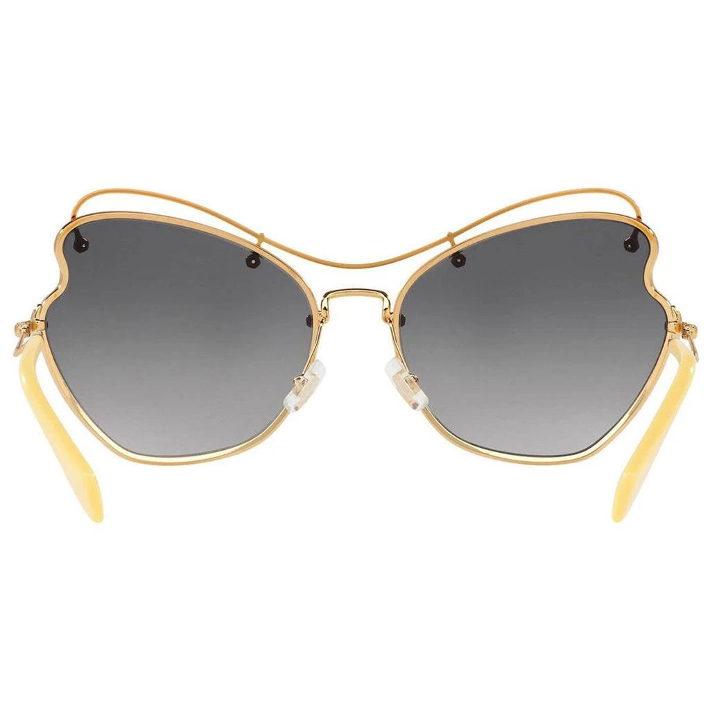 Miu Miu Miu Miu Women's Sunglasses - Antique Gold Metal Frame Grey Lenses | 56RS-7OE3E265 4