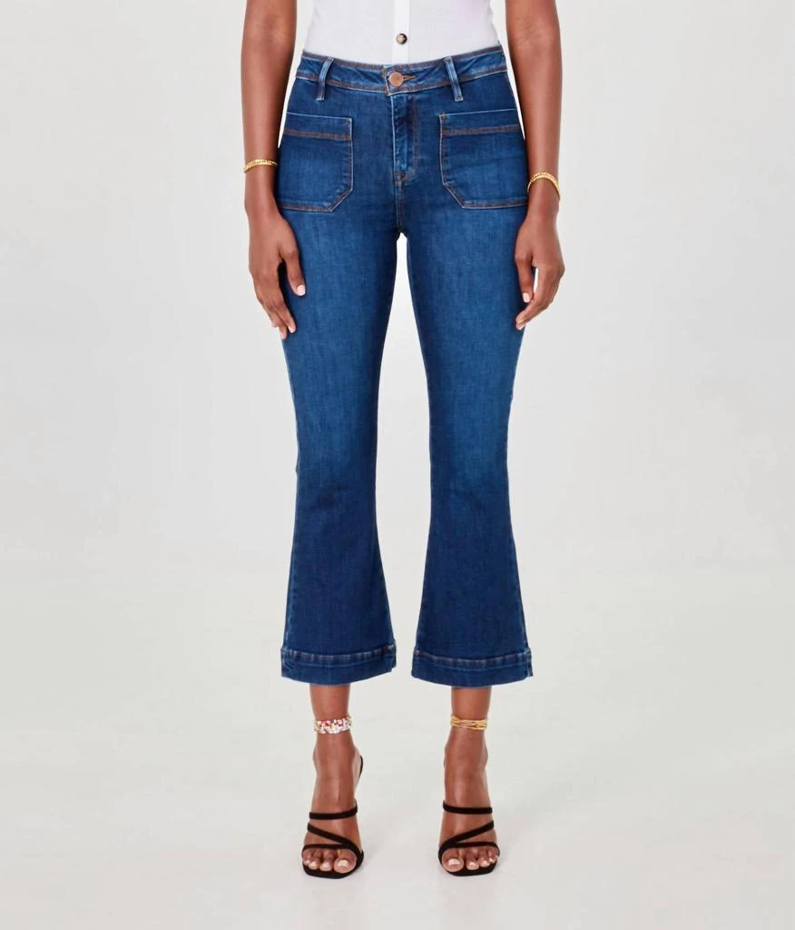 Lola Hats Lola Hats - High Rise Crop Flare Denim 2