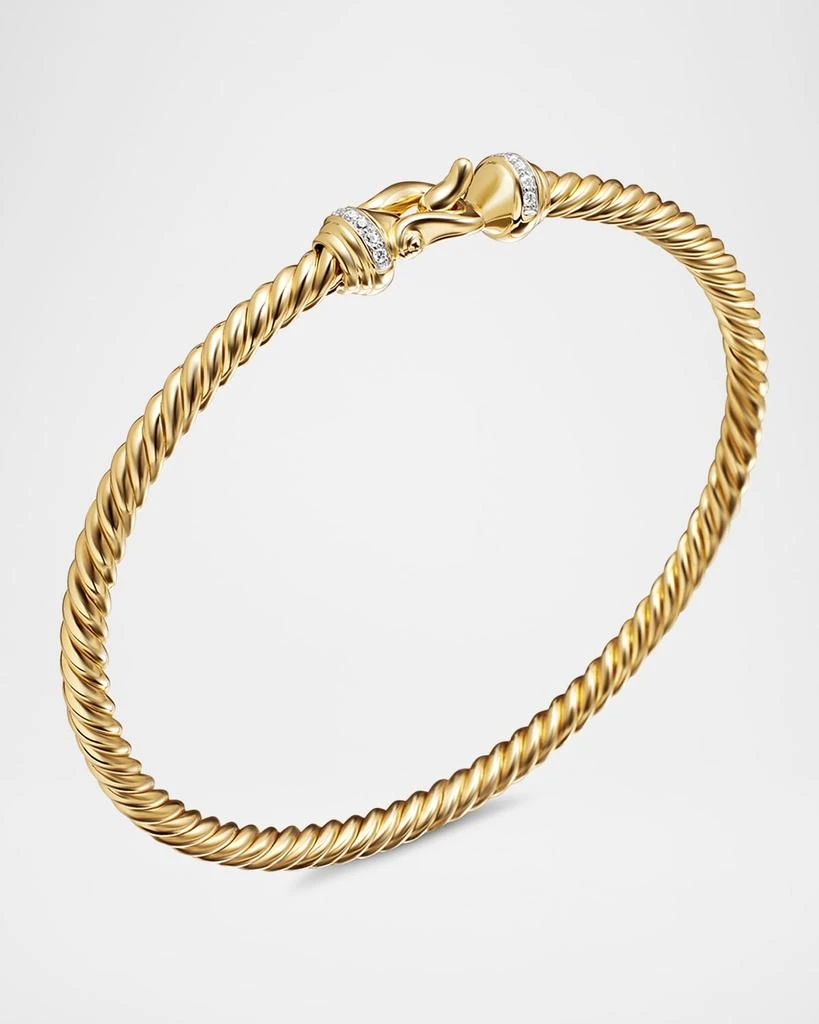 David Yurman Cable Buckle Bracelet in 18K Gold, 3.5mm 3