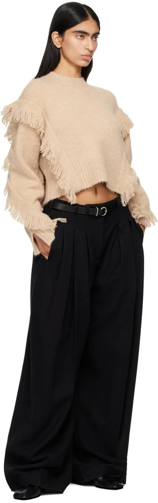 3.1 Phillip Lim Beige Fringe Crewneck Sweater 4