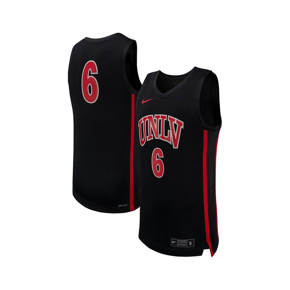 Nike Men's #6 Black UNLV Rebels Replica Basketball Jersey