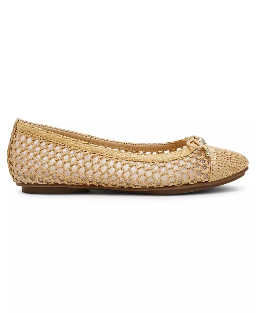 Anne Klein Women's Luci Raffia Cap Toe Ballet Flats 2