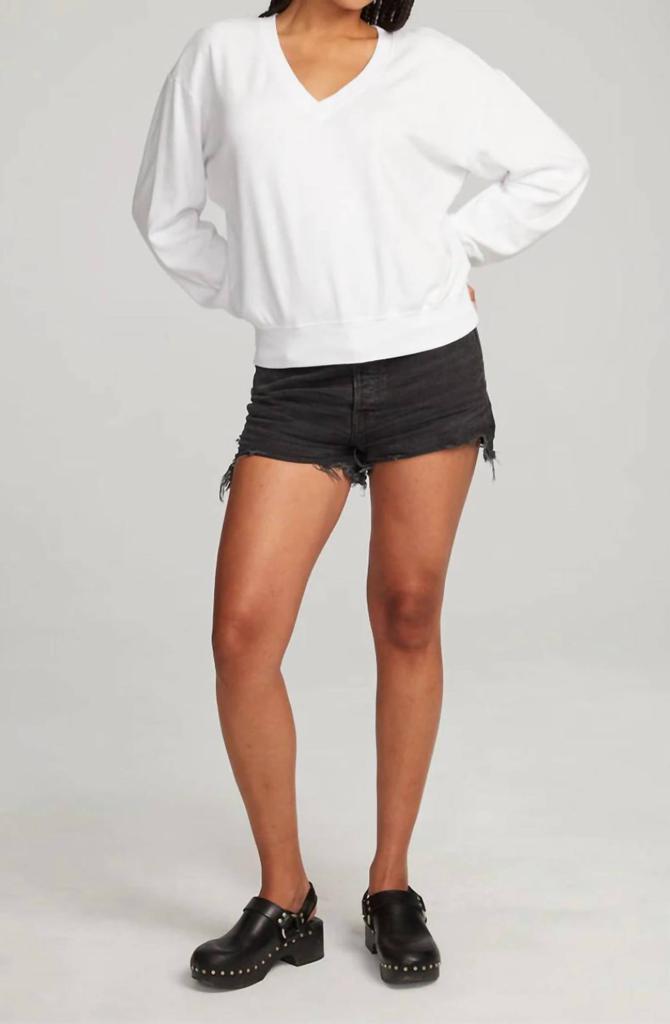 Chaser Poppy V Neck Pullover