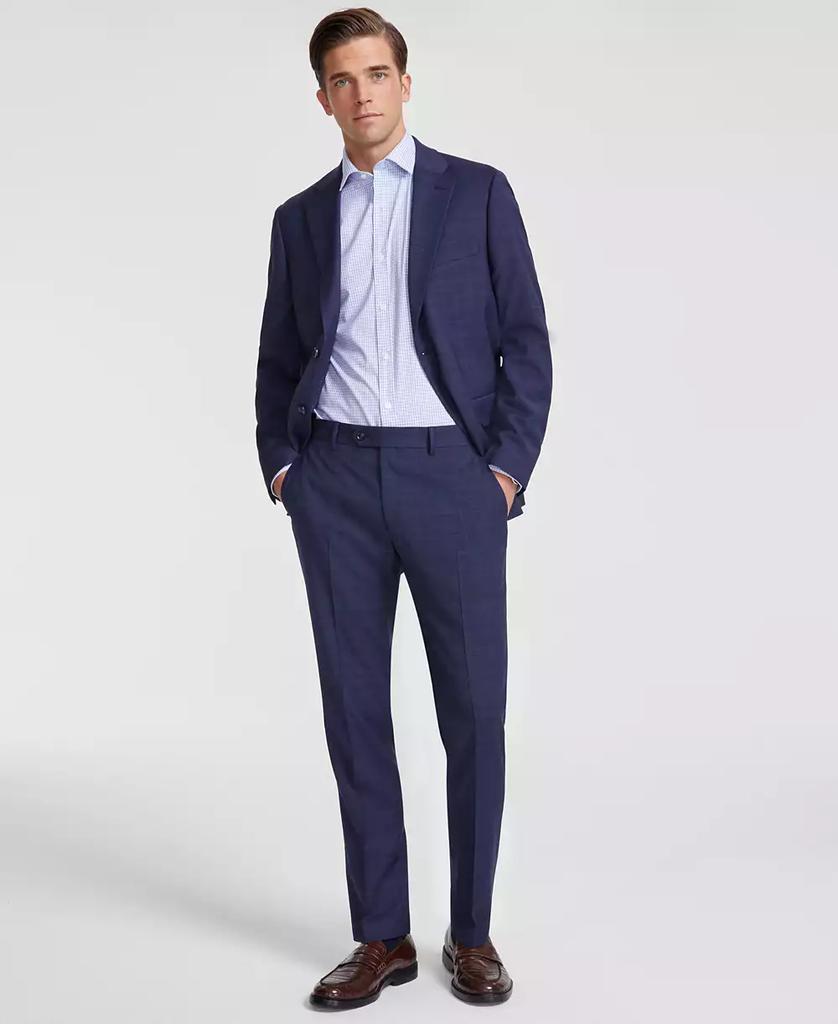 Tommy Hilfiger Men's Modern-Fit Stretch Wool Blend Plaid Suit Pants