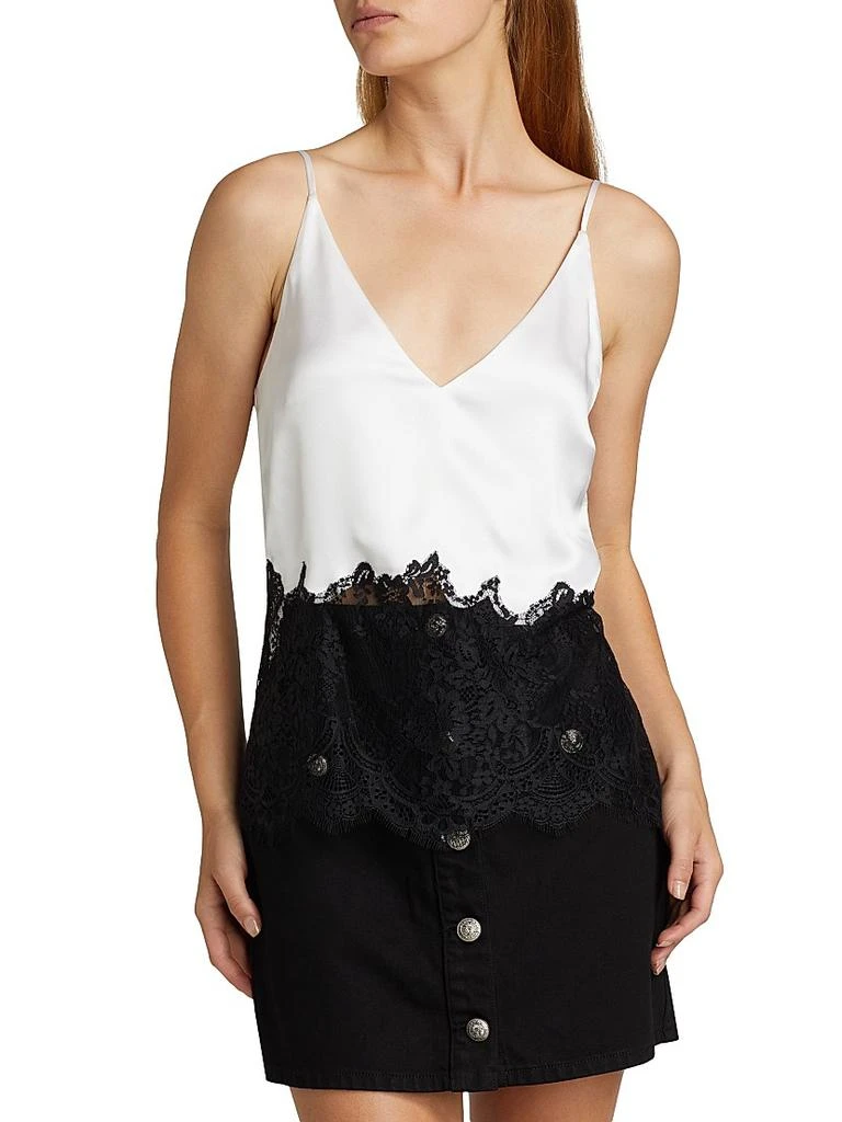 L'Agence Bryna Lace Silk Cami 3