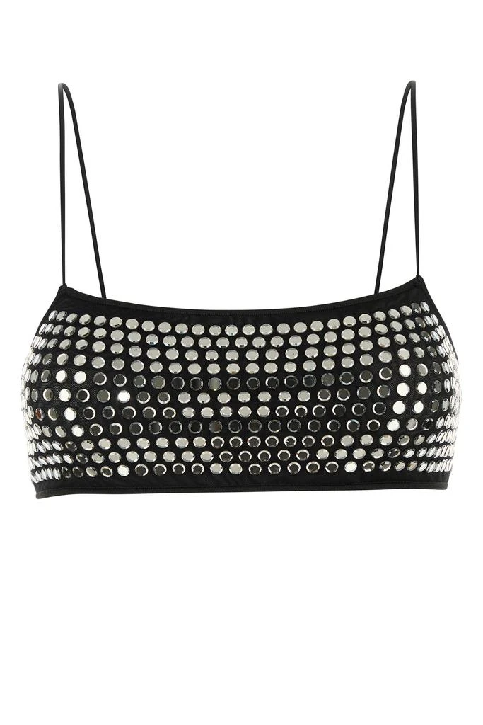 OSEREE Embellished stretch mesh bra 1