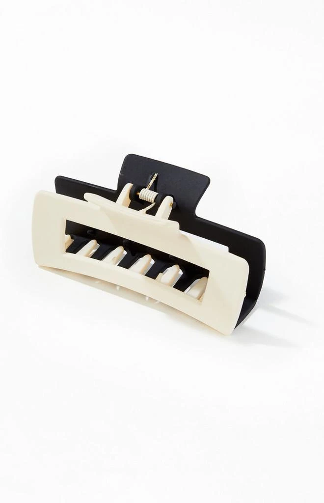 PacSun Contrast Colorblock Hair Claw Clip 1
