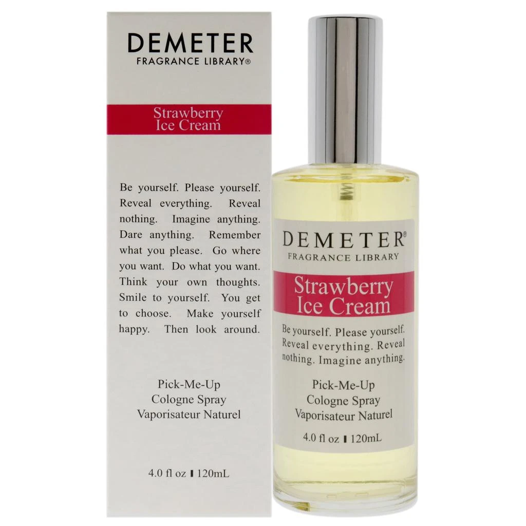 DEMETER Strawberry Ice Cream by for Women - 4 oz Cologne Spray