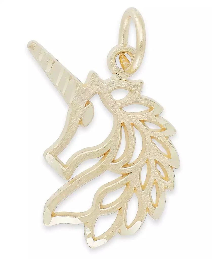 Macy
s Unicorn Head Charm in 14K Gold