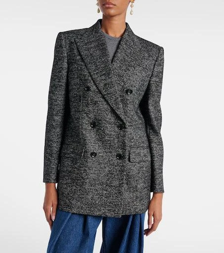 Dolce 
Gabbana Double-breasted wool-blend jacket 6