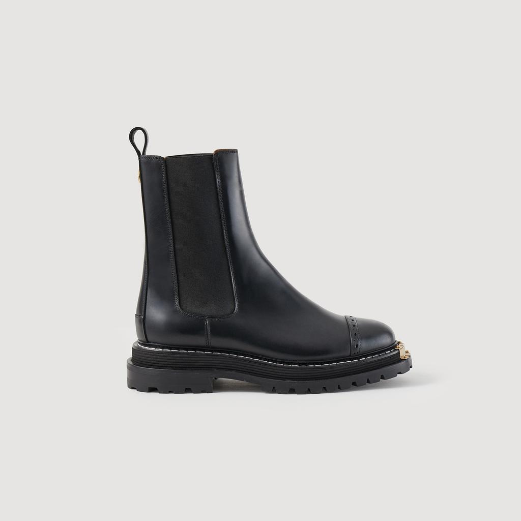 Sandro Ankle boots with notched sole