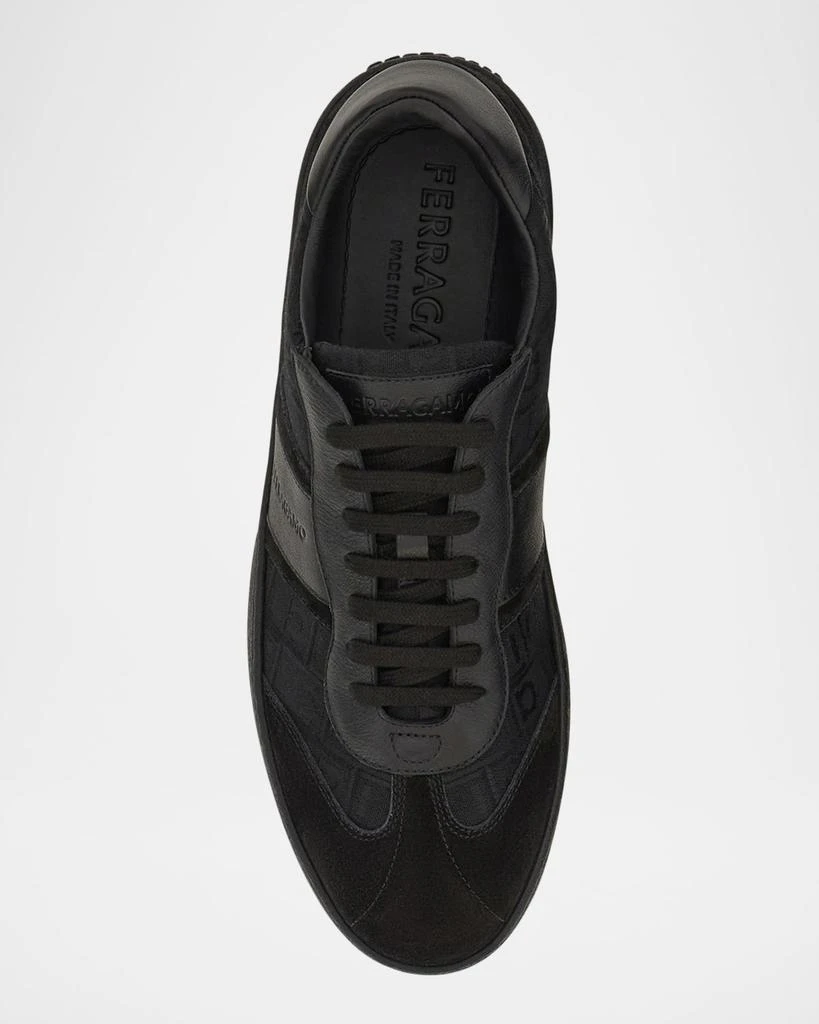 Salvatore Ferragamo Men's Achille Jacquard Sneakers 3