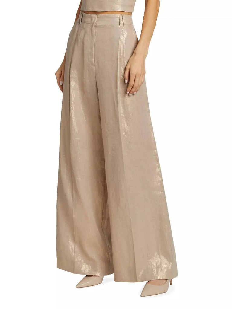 Marella Stiria Linen Wide-Leg Pants 4