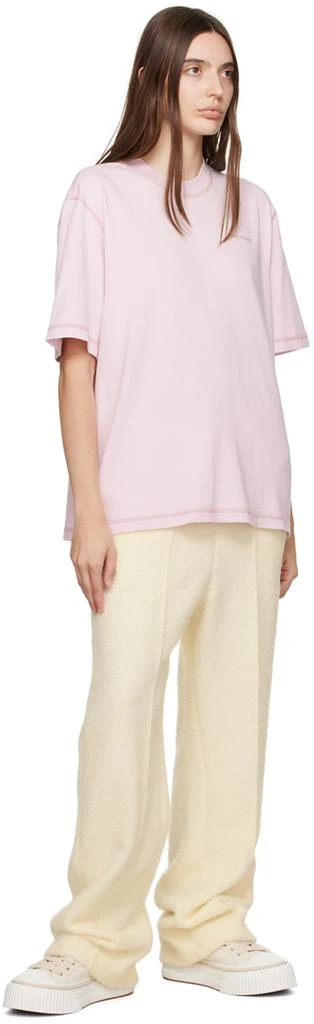 AMI Paris Pink Fade Out T-Shirt 4