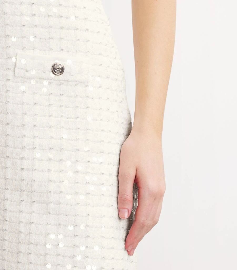 Maje Sequin-Knit Mini Dress 4