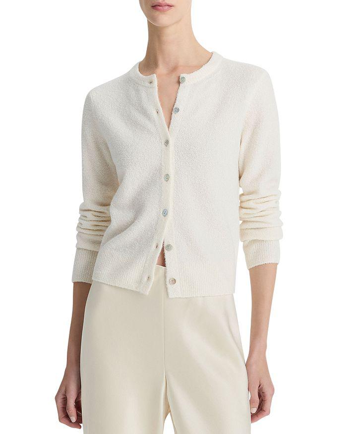 Vince Soft Boucle Cardigan Sweater