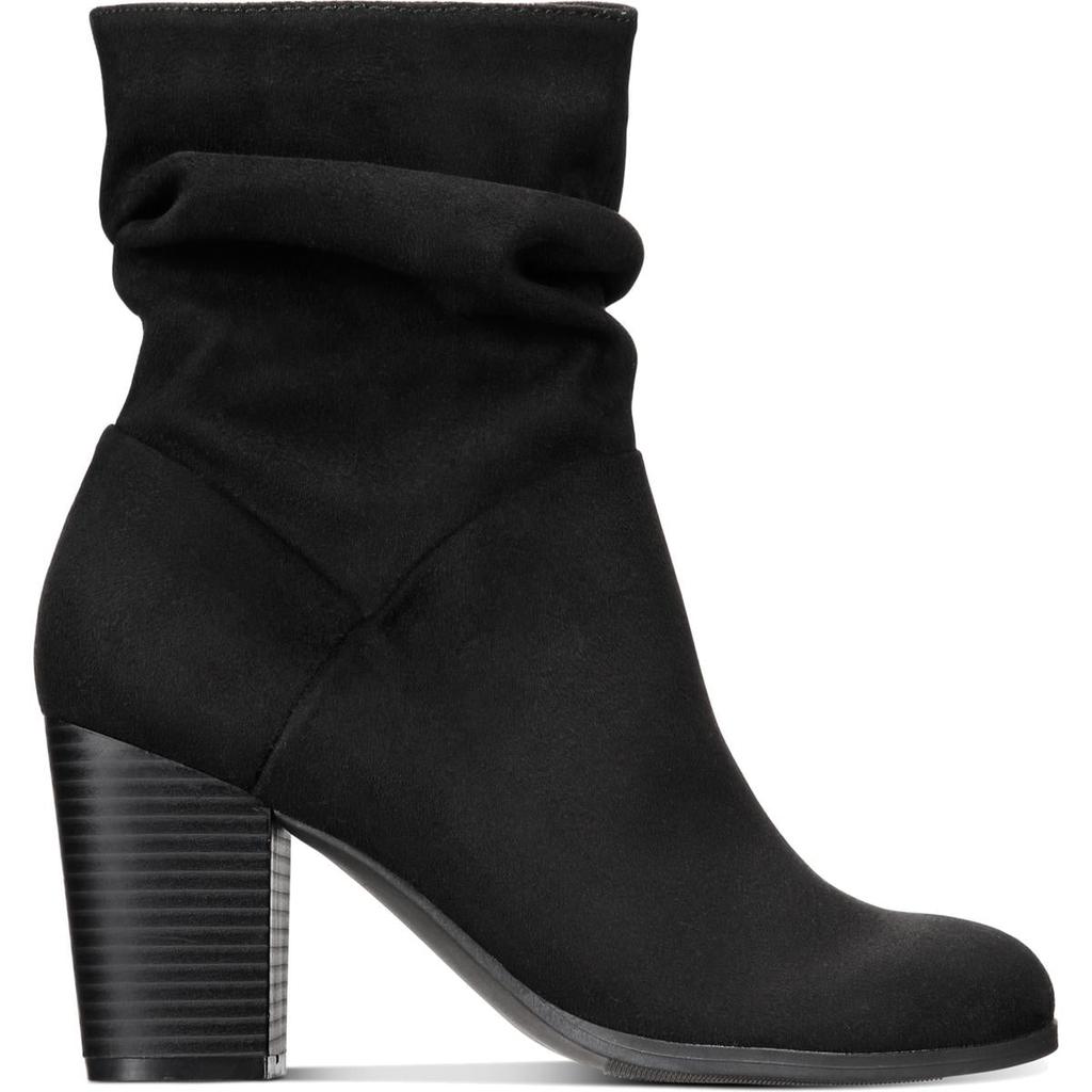 Material Girl Midory Womens Faux Suede Heels Dress Boots