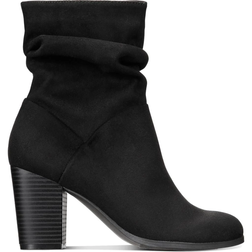 Material Girl Midory Womens Faux Suede Heels Dress Boots 2