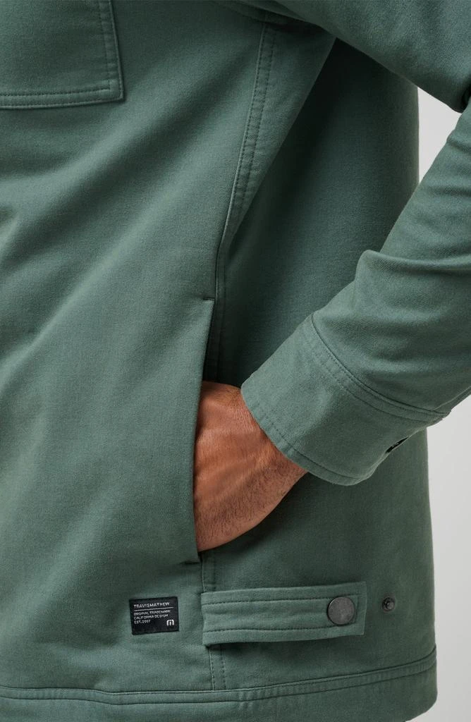 Travis Mathew Cloud Denim Fleece Collar Jacket 5