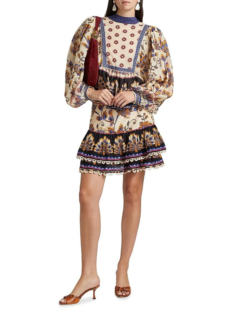 Farm Rio Ainika Floral Cotton Blouse 2