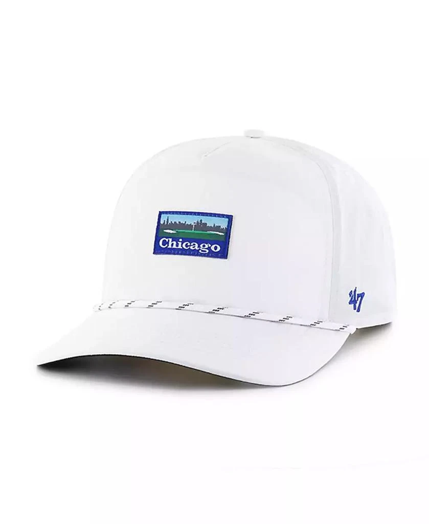 47 Brand Men's White Chicago Cubs Vacation Golf Hitch Adjustable Hat 3