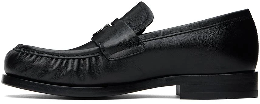 Salvatore Ferragamo Black Gancini Ornament Penny Loafers 3