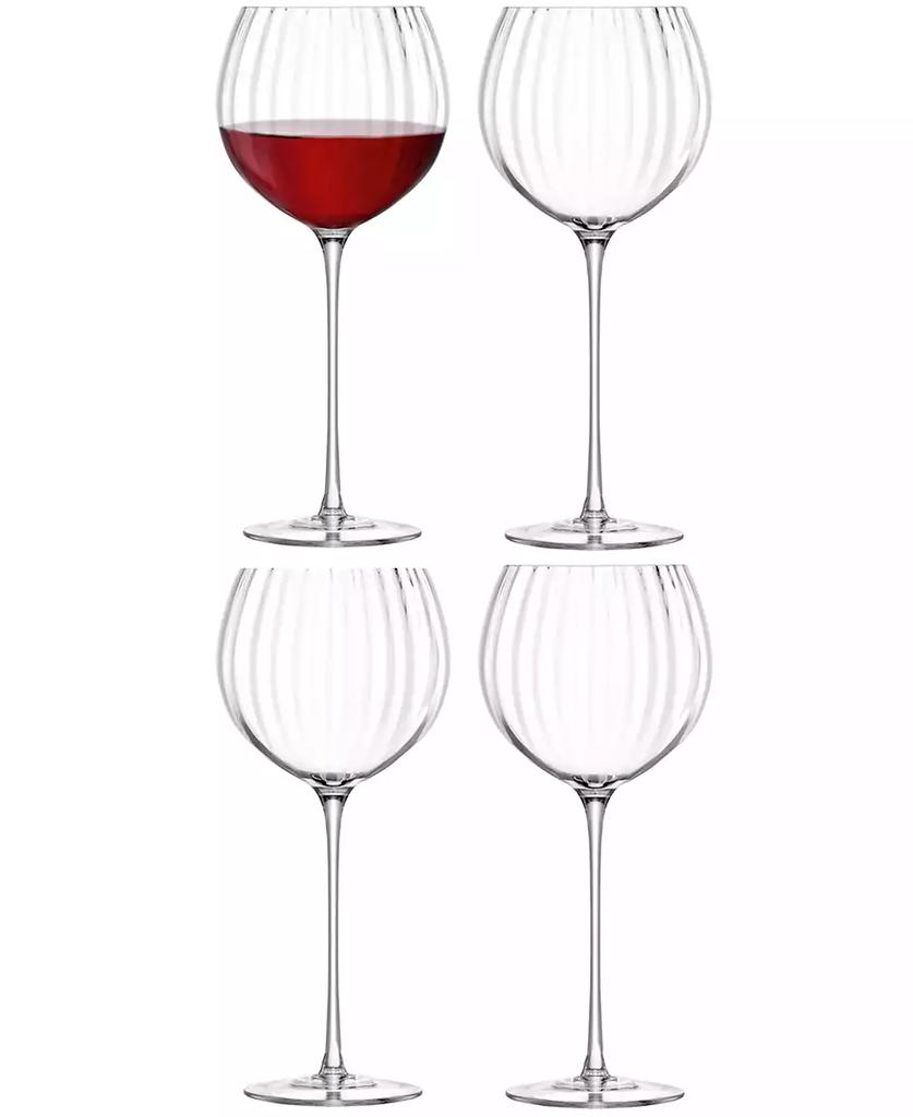 LSA International Aurelia Balloon Glass 19oz Clear Optic x 2