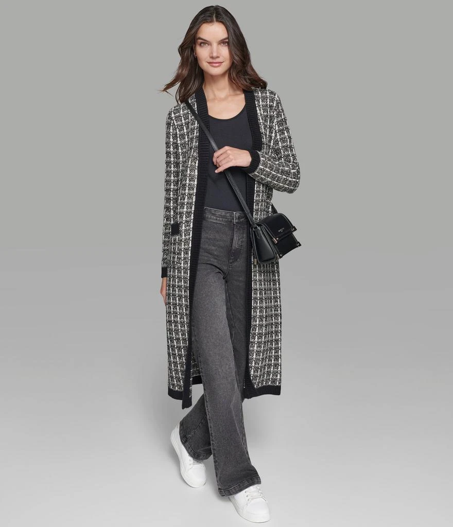 Karl Lagerfeld Paris TWEED DUSTER CARDIGAN 7